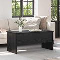 vidaXL Stolik kawowy Czarny Dąb 102 x 50,5 x 46,5 cm