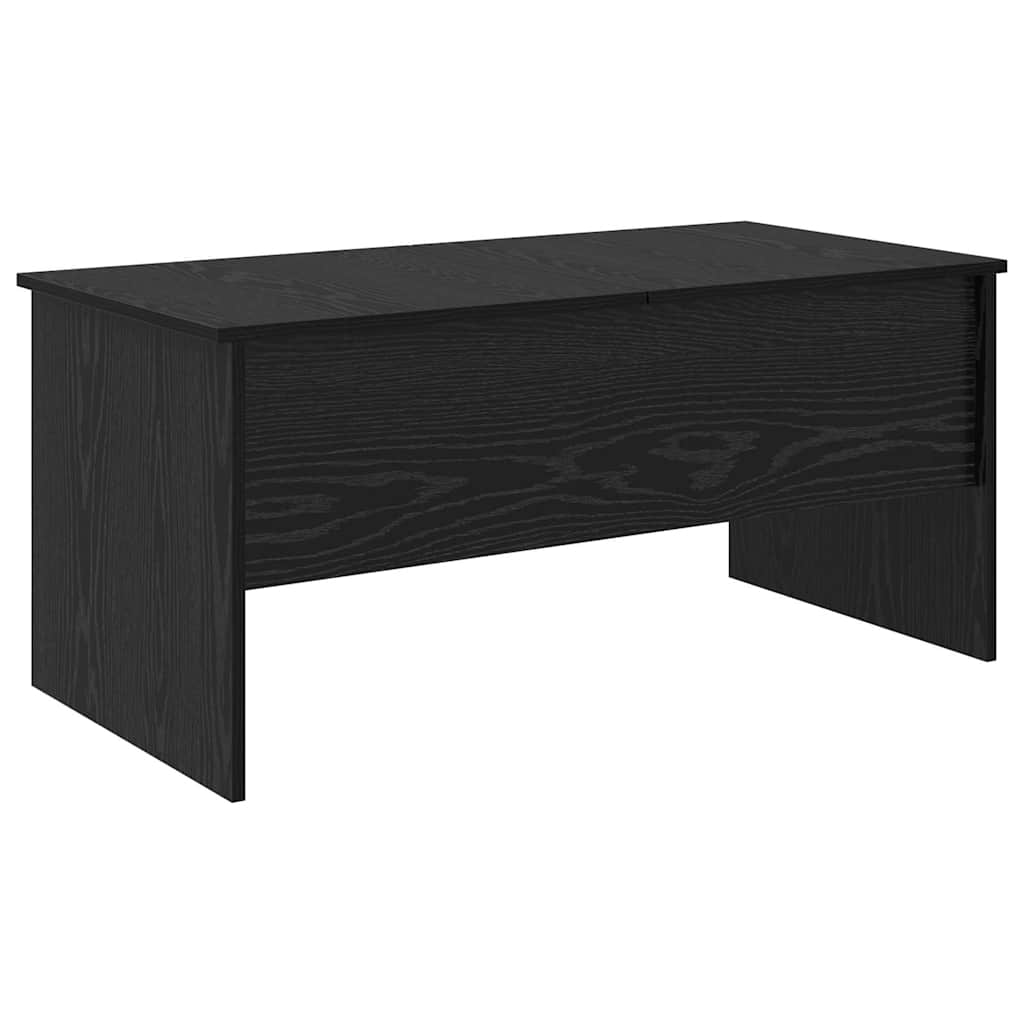 vidaXL Stolik kawowy Czarny Dąb 102 x 50,5 x 46,5 cm