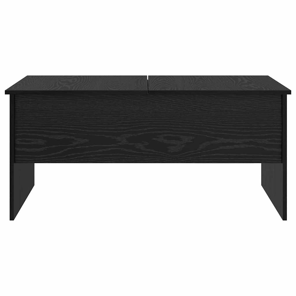 vidaXL Stolik kawowy Czarny Dąb 102 x 50,5 x 46,5 cm
