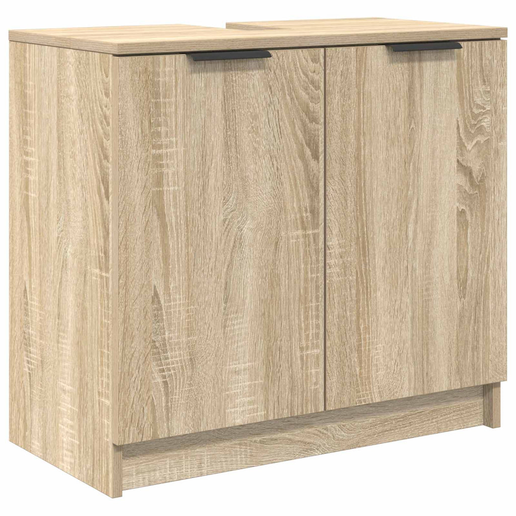 vidaXL Szafka Łazienkowa z drzwiami Dąb Sonoma 64,5 x 33,5 x 59 cm