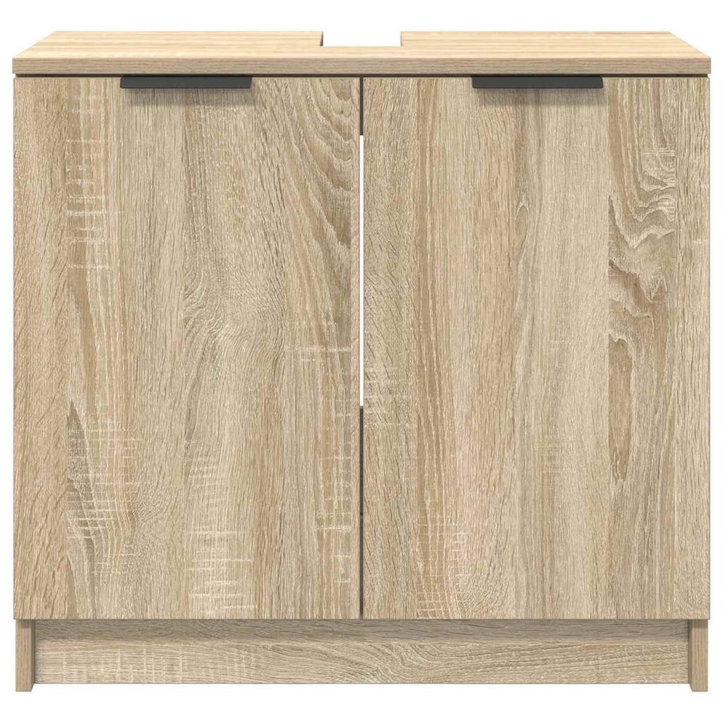 vidaXL Szafka Łazienkowa z drzwiami Dąb Sonoma 64,5 x 33,5 x 59 cm