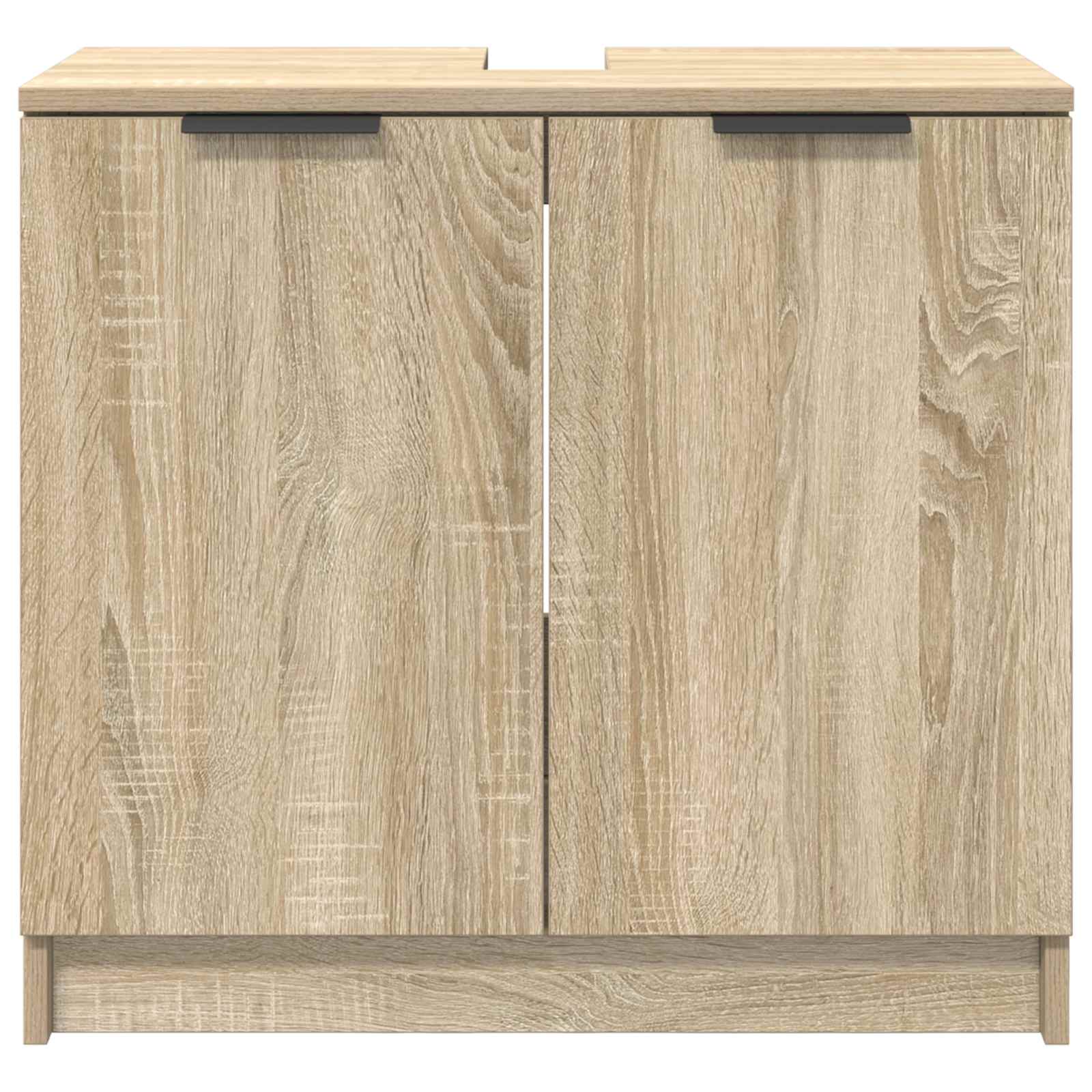 vidaXL Szafka Łazienkowa z drzwiami Dąb Sonoma 64,5 x 33,5 x 59 cm