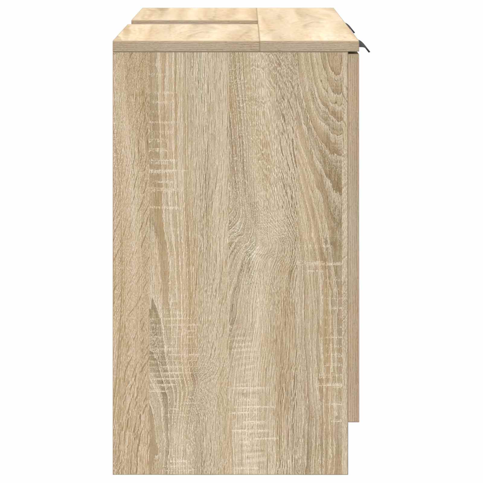 vidaXL Szafka Łazienkowa z drzwiami Dąb Sonoma 64,5 x 33,5 x 59 cm