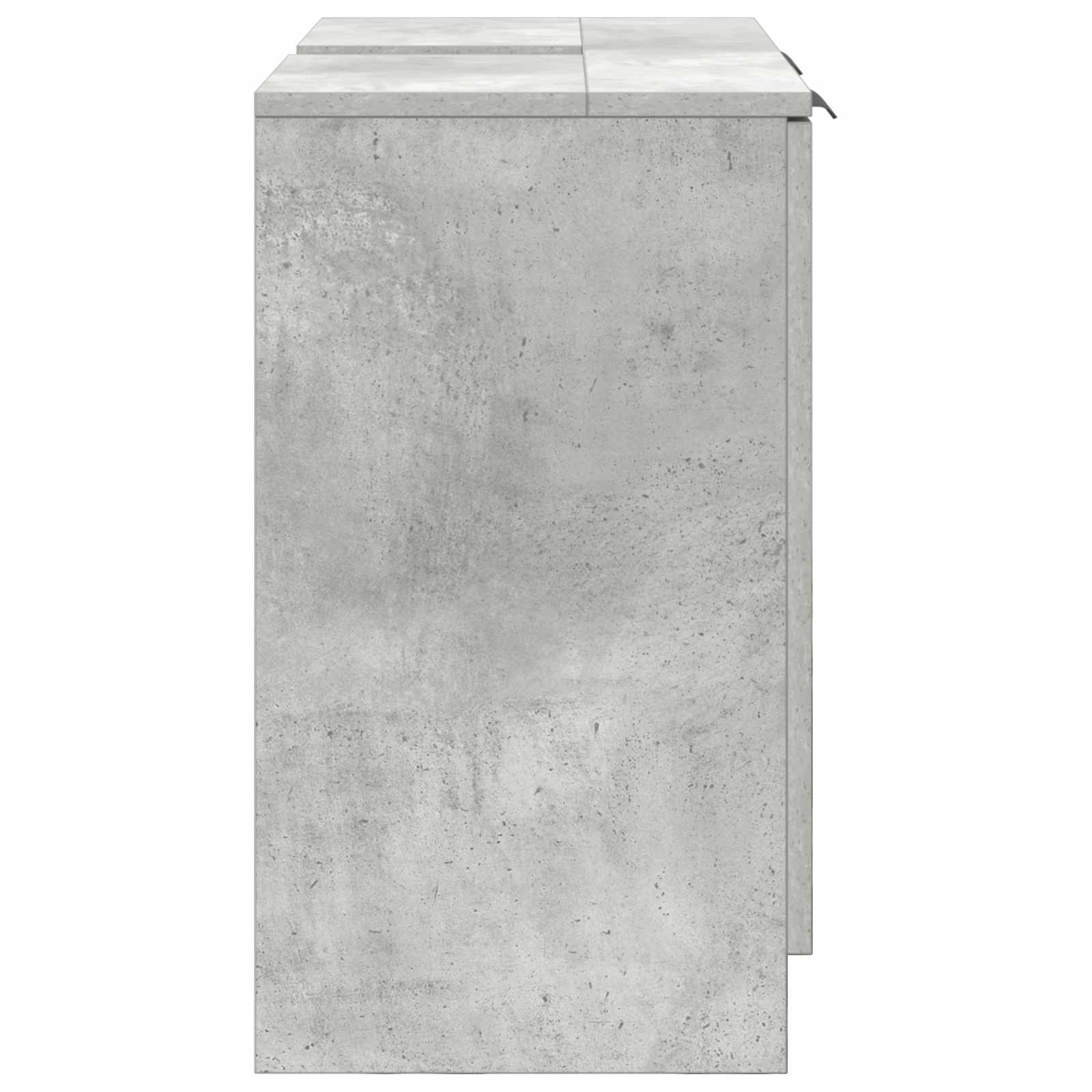vidaXL Szafka Łazienkowa z drzwiami Betonowy szary 64,5 x 33,5 x 59 cm