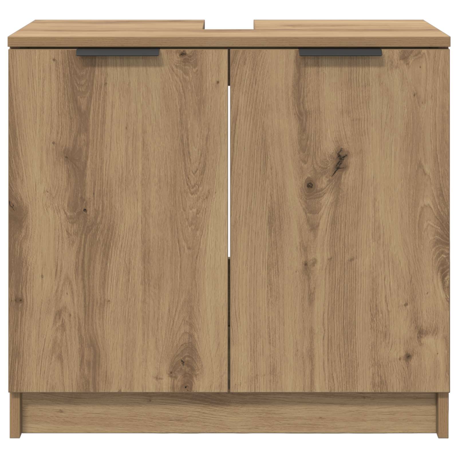 vidaXL Szafka Łazienkowa Dąb rzemieślniczy 64,5 x 33,5 x 59 cm
