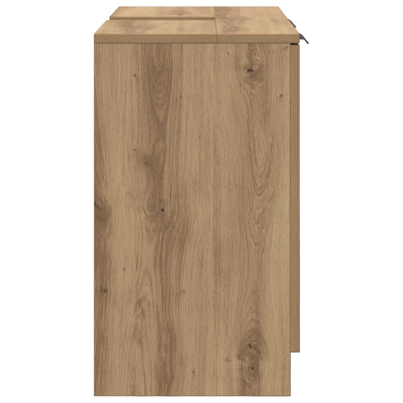 vidaXL Szafka Łazienkowa Dąb rzemieślniczy 64,5 x 33,5 x 59 cm