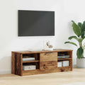 vidaXL Szafka pod telewizor Stare drewno 102 x 35 x 36,5 cm