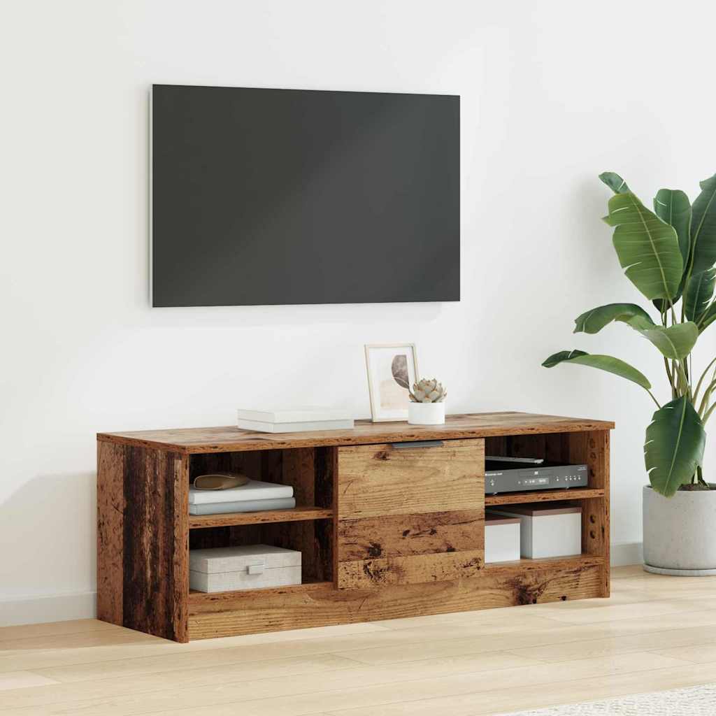vidaXL Szafka pod telewizor Stare drewno 102 x 35 x 36,5 cm