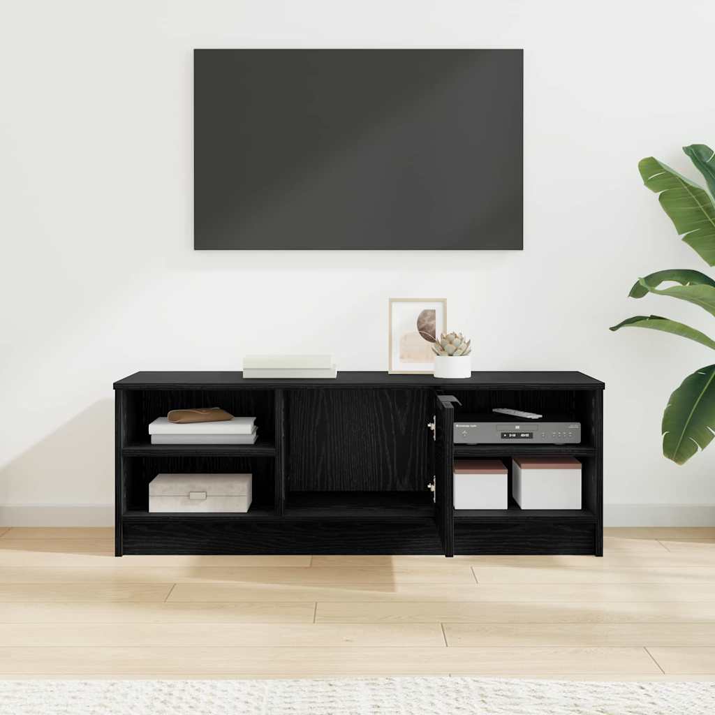 vidaXL Szafka pod telewizor Czarny Dąb 102 x 35 x 36,5 cm