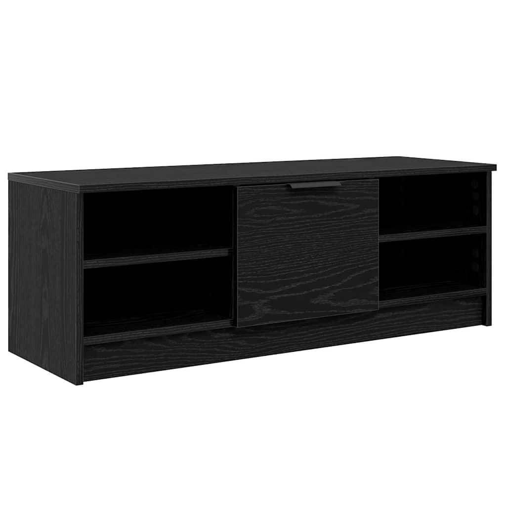 vidaXL Szafka pod telewizor Czarny Dąb 102 x 35 x 36,5 cm