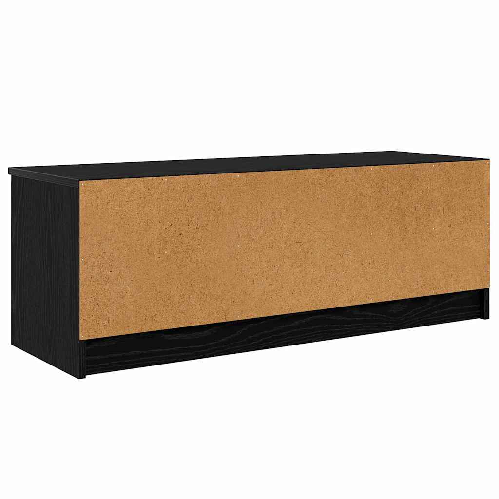 vidaXL Szafka pod telewizor Czarny Dąb 102 x 35 x 36,5 cm