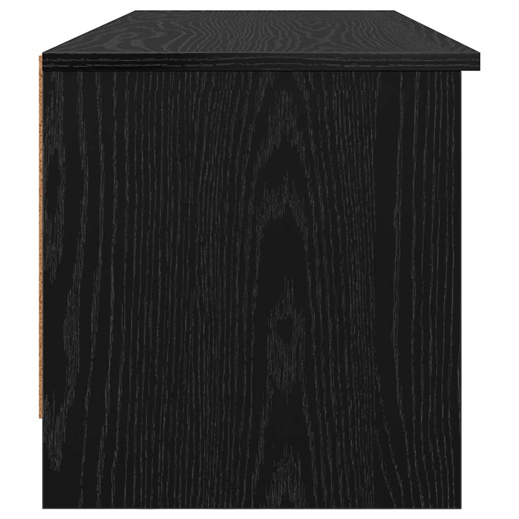 vidaXL Szafka pod telewizor Czarny Dąb 102 x 35 x 36,5 cm