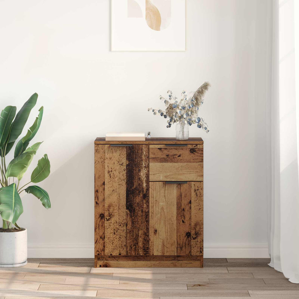 vidaXL Bufet Stare drewno 60 x 30 x 70 cm Materiał drewnopochodny