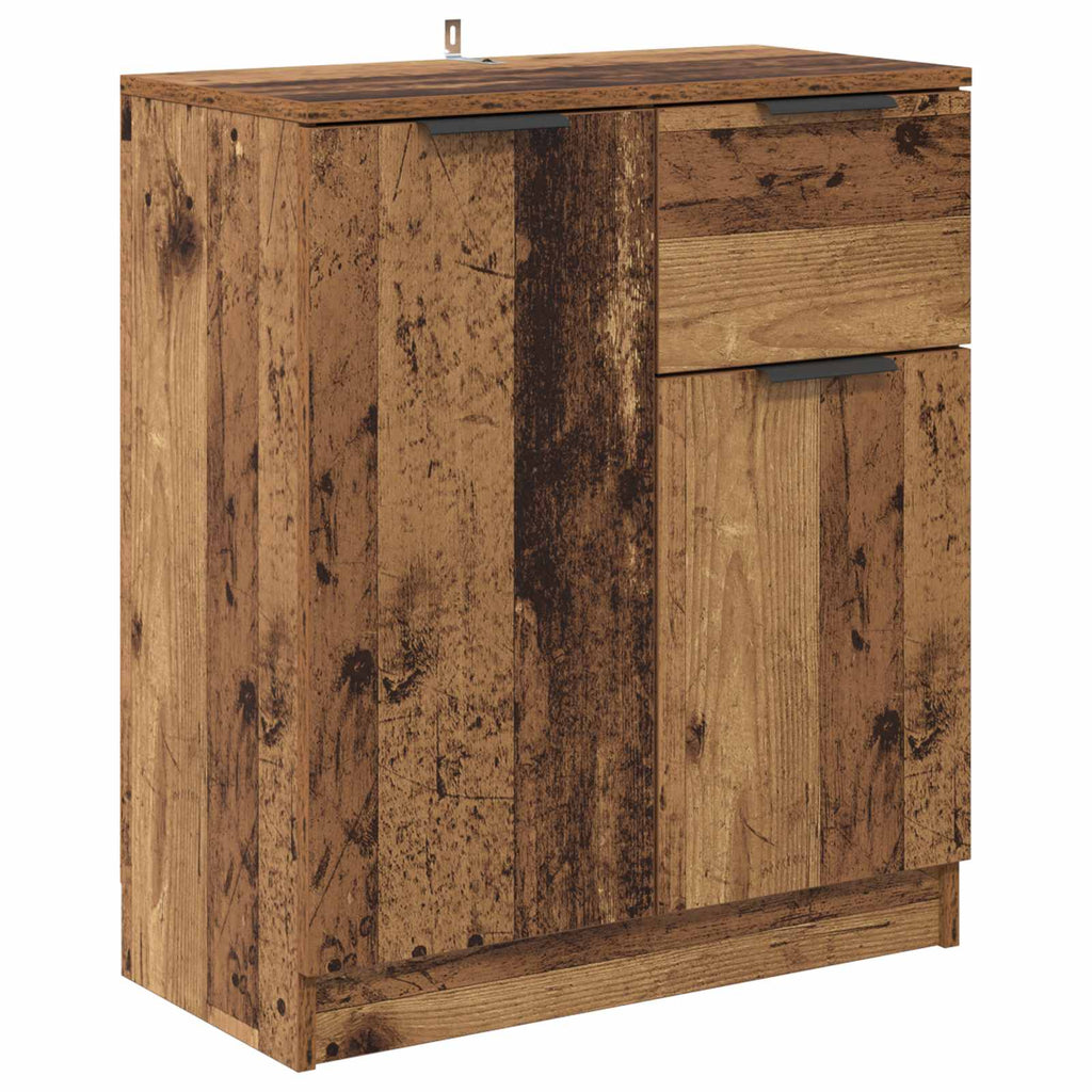 vidaXL Bufet Stare drewno 60 x 30 x 70 cm Materiał drewnopochodny