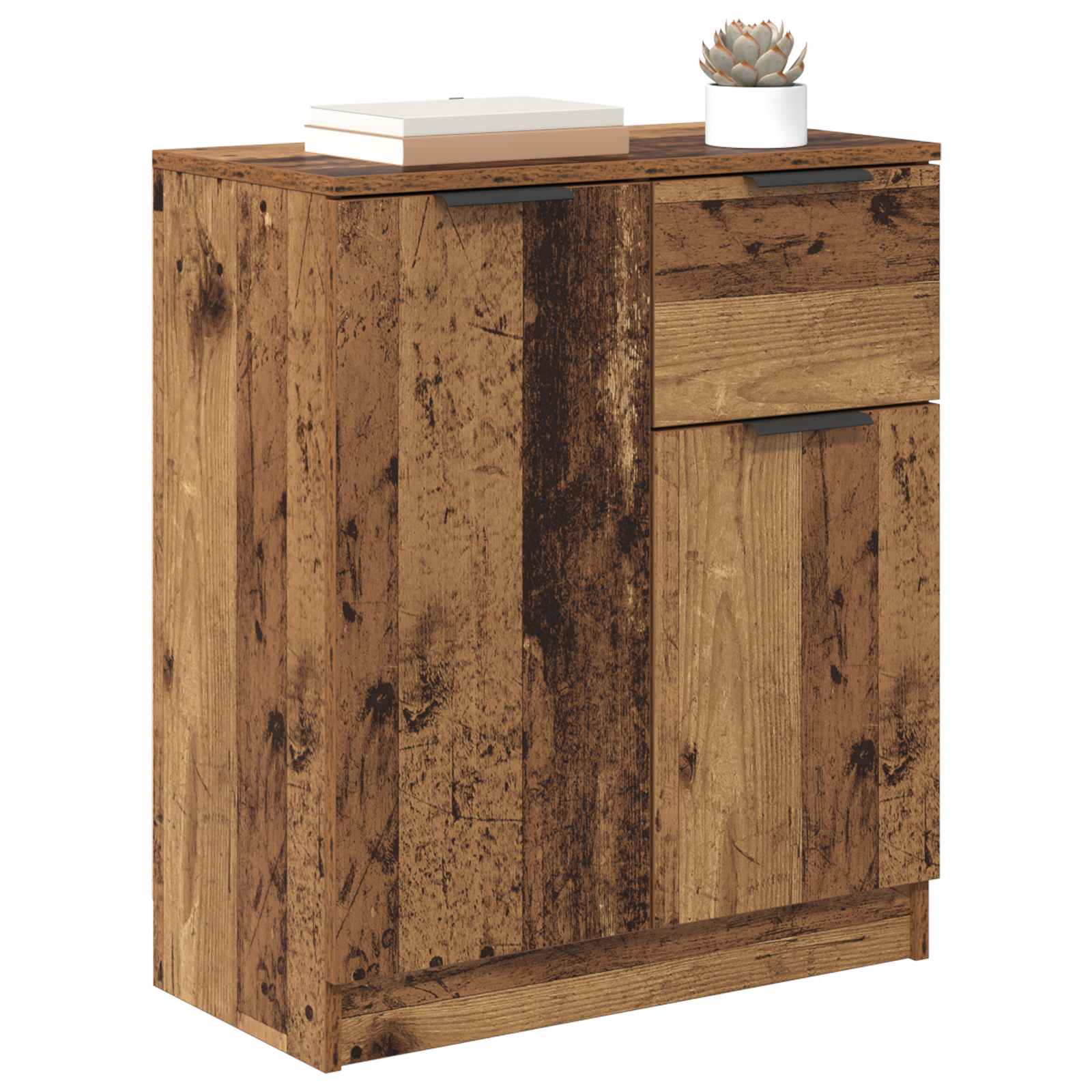 vidaXL Bufet Stare drewno 60 x 30 x 70 cm Materiał drewnopochodny