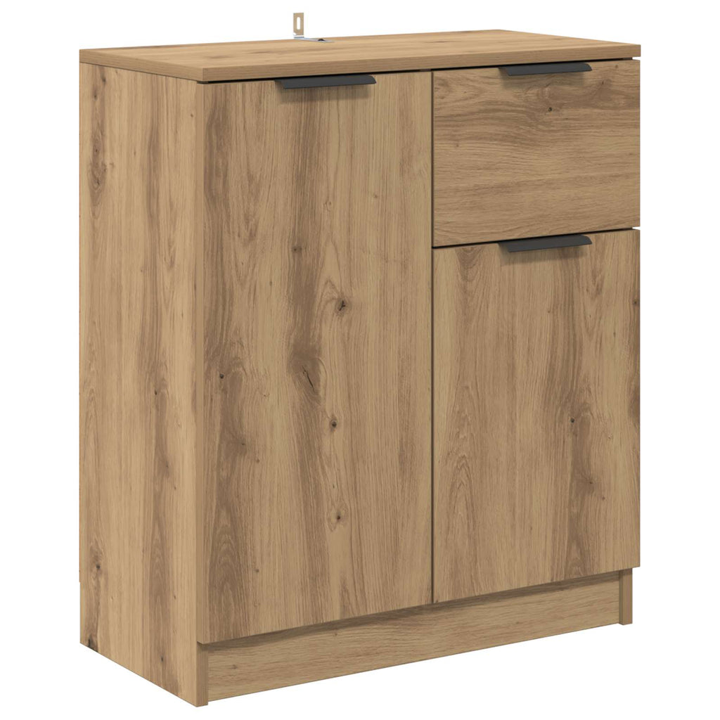 vidaXL Bufet Dąb rzemieślniczy 60 x 30 x 70 cm Materiał drewnopochodny
