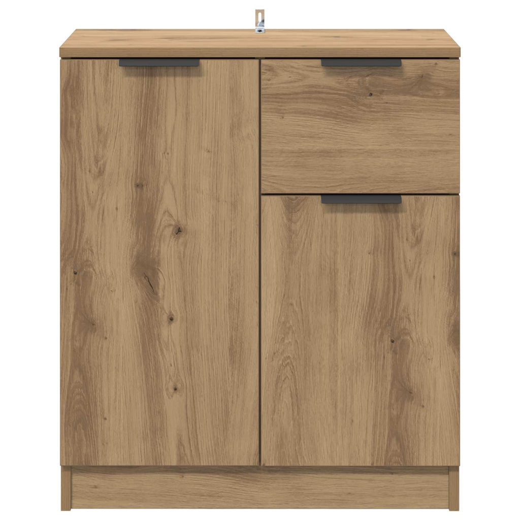 vidaXL Bufet Dąb rzemieślniczy 60 x 30 x 70 cm Materiał drewnopochodny
