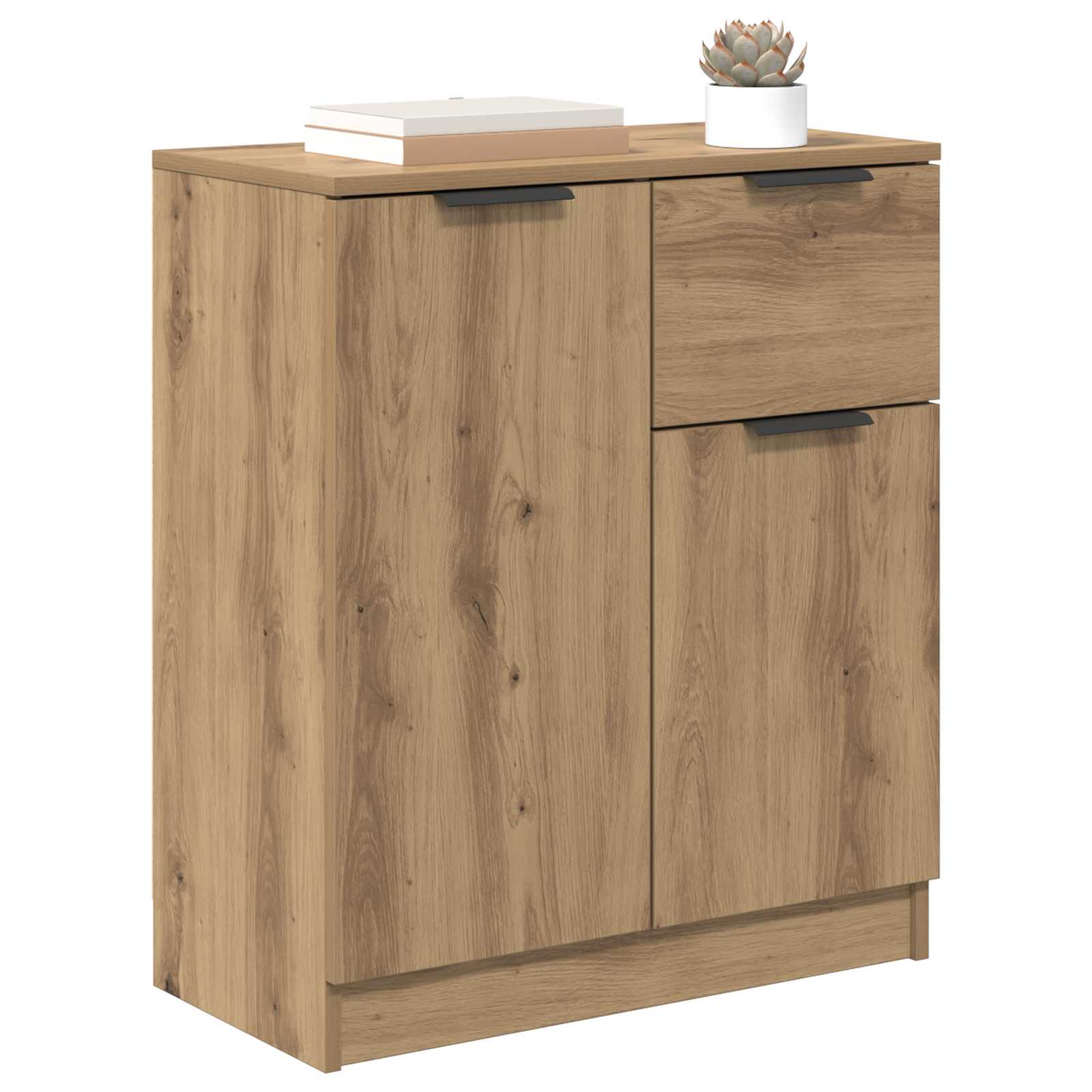 vidaXL Bufet Dąb rzemieślniczy 60 x 30 x 70 cm Materiał drewnopochodny