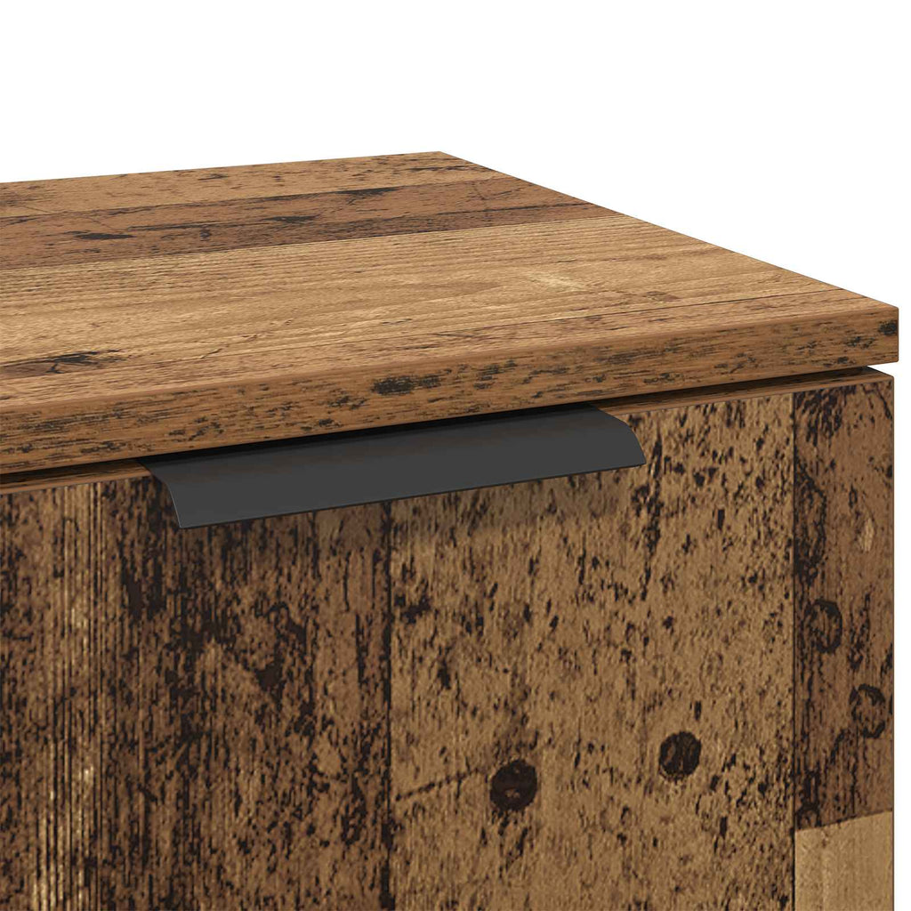 vidaXL Bufet Stare drewno 30 x 30 x 70 cm Materiał drewnopochodny