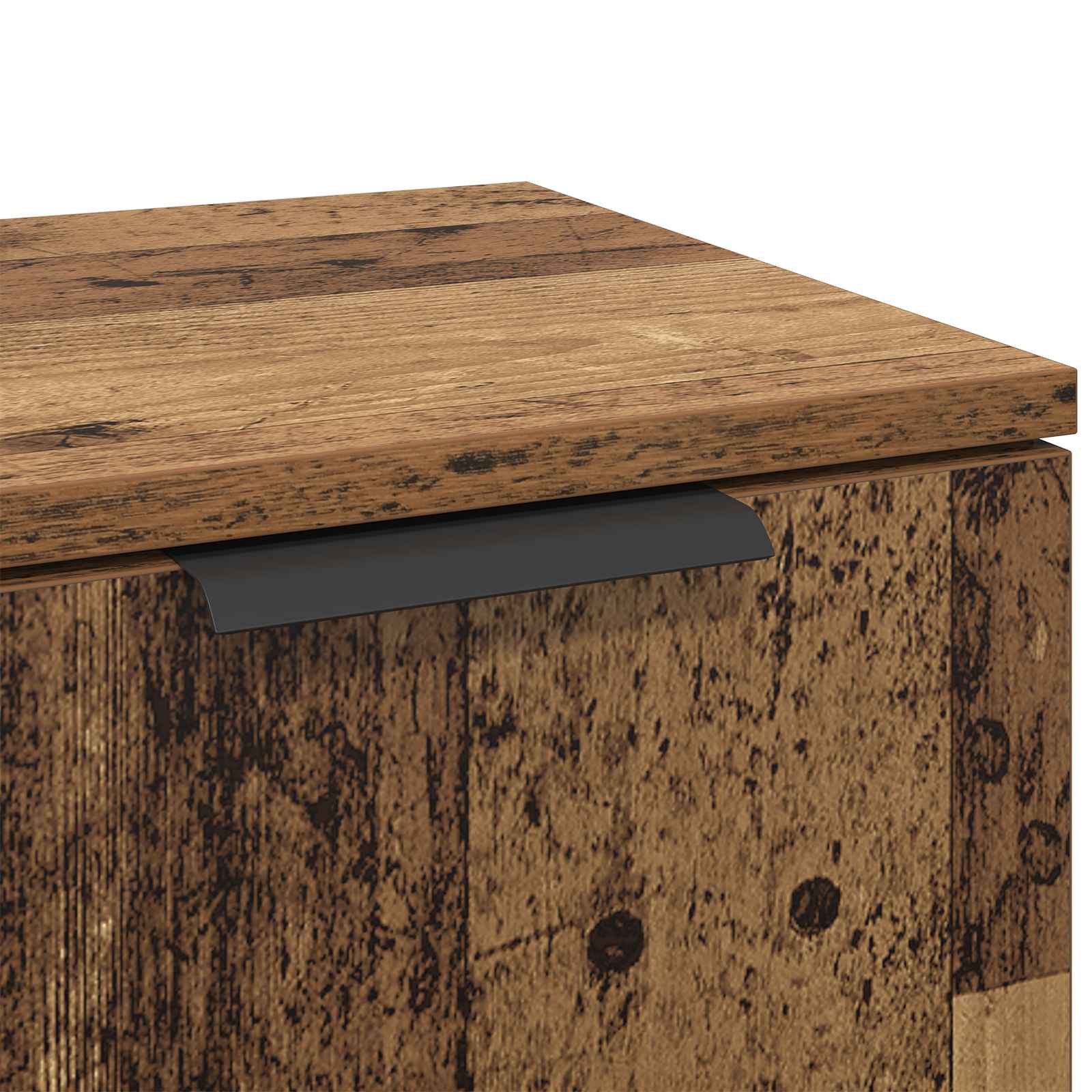 vidaXL Bufet Stare drewno 30 x 30 x 70 cm Materiał drewnopochodny