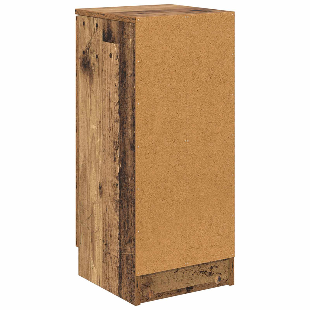 vidaXL Bufet Stare drewno 30 x 30 x 70 cm Materiał drewnopochodny