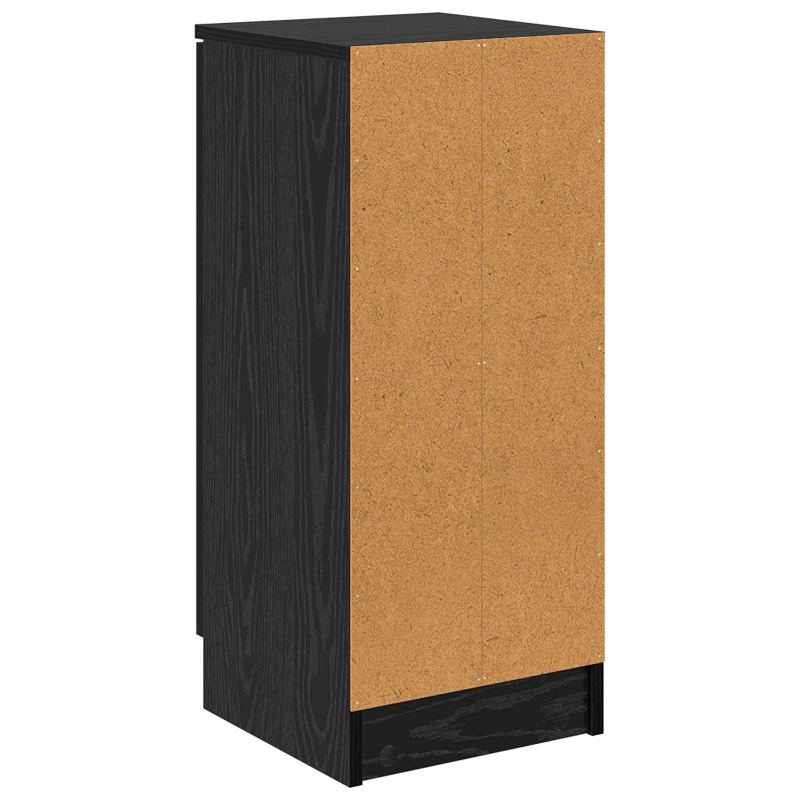vidaXL Bufet Czarny Dąb 30 x 30 x 70 cm Materiał drewnopochodny