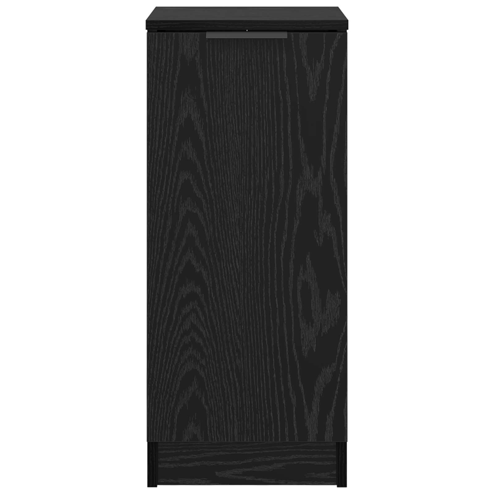 vidaXL Bufet Czarny Dąb 30 x 30 x 70 cm Materiał drewnopochodny