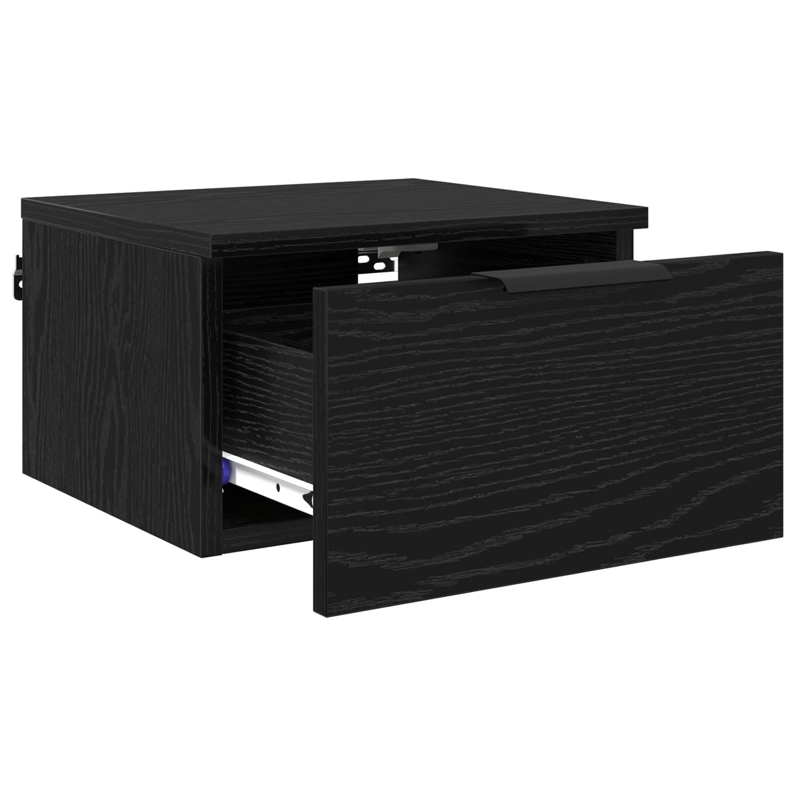 vidaXL Szafka Nocna Czarny Dąb 34 x 30 x 20 cm Materiał drewnopochodny