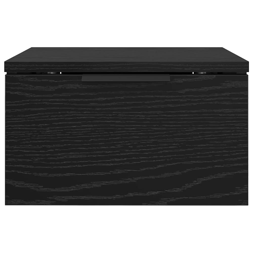 vidaXL Szafka Nocna z szufladą 2 pcs Czarny Dąb 34 x 30 x 20 cm