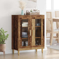 vidaXL Bufet Stare drewno 69,5 x 34 x 90 cm Materiał drewnopochodny