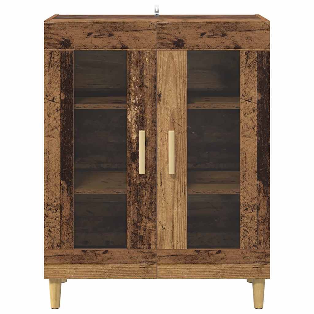 vidaXL Bufet Stare drewno 69,5 x 34 x 90 cm Materiał drewnopochodny