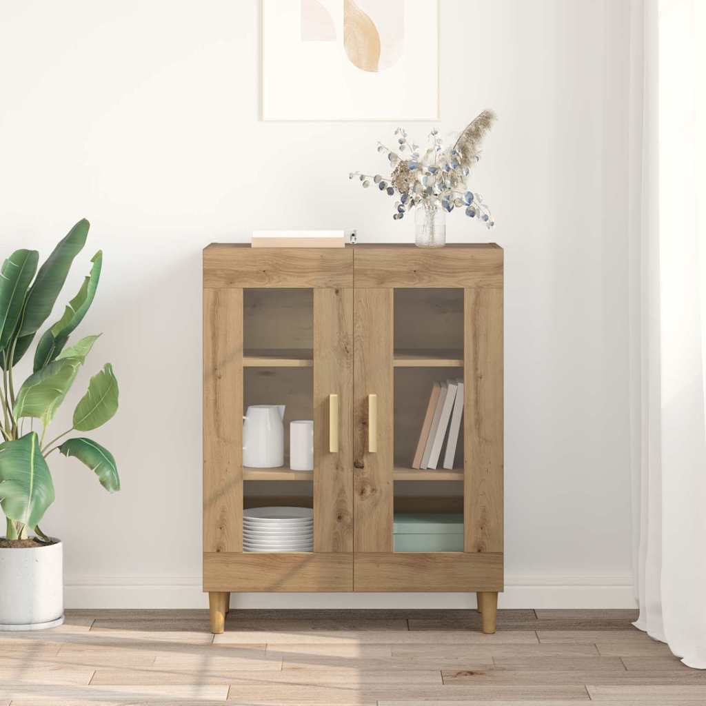 vidaXL Bufet Dąb rzemieślniczy 69,5 x 34 x 90 cm
