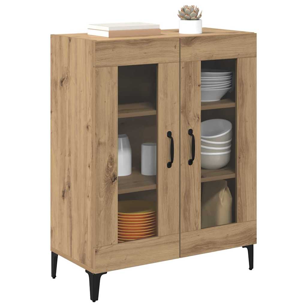 vidaXL Bufet Dąb rzemieślniczy 69,5 x 34 x 90 cm