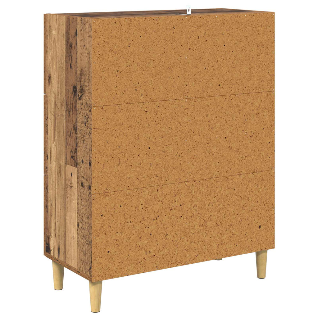 vidaXL Bufet Stare drewno 69,5 x 34 x 90 cm Materiał drewnopochodny