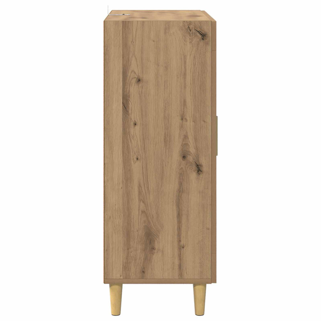 vidaXL Bufet z szufladą Dąb rzemieślniczy 69,5 x 34 x 90 cm