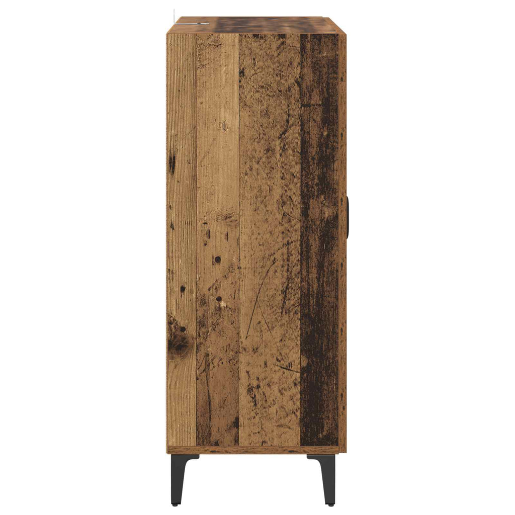 vidaXL Bufet z szufladą Stare drewno 69,5 x 34 x 90 cm