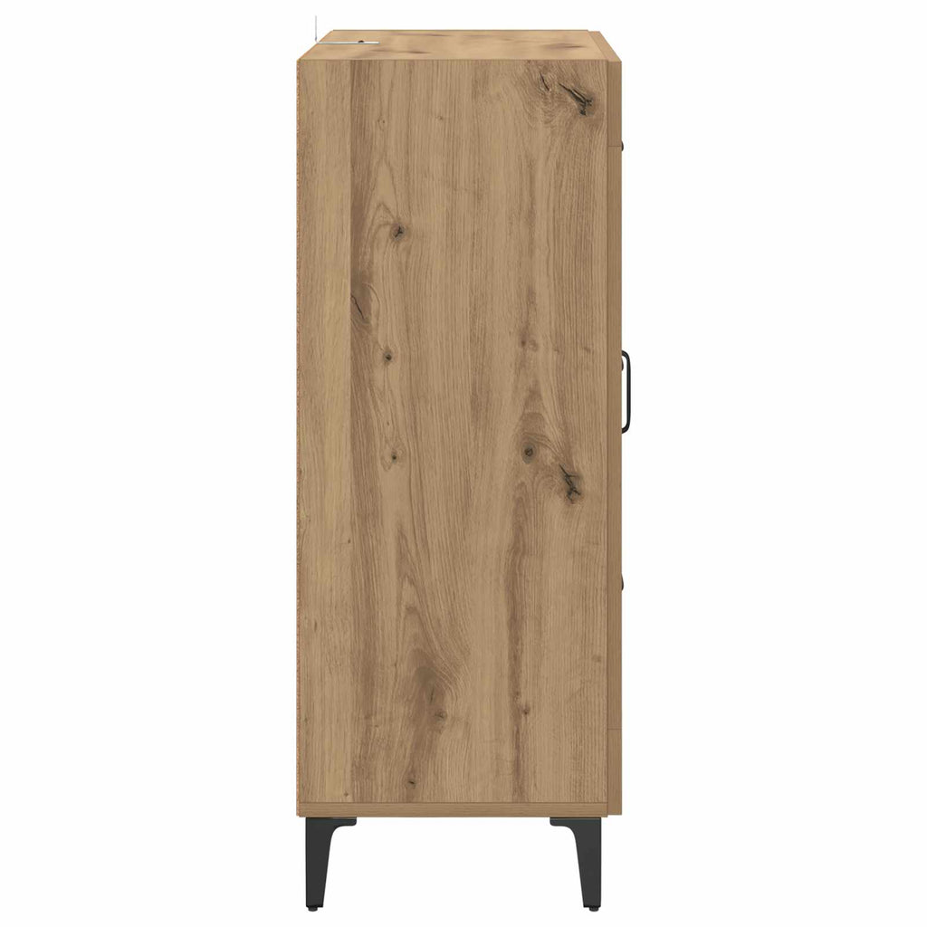 vidaXL Bufet z szufladą Dąb rzemieślniczy 69,5 x 34 x 90 cm