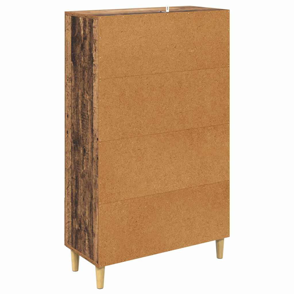 vidaXL Highboard Stare drewno 70 x 31 x 115 cm Materiał drewnopochodny