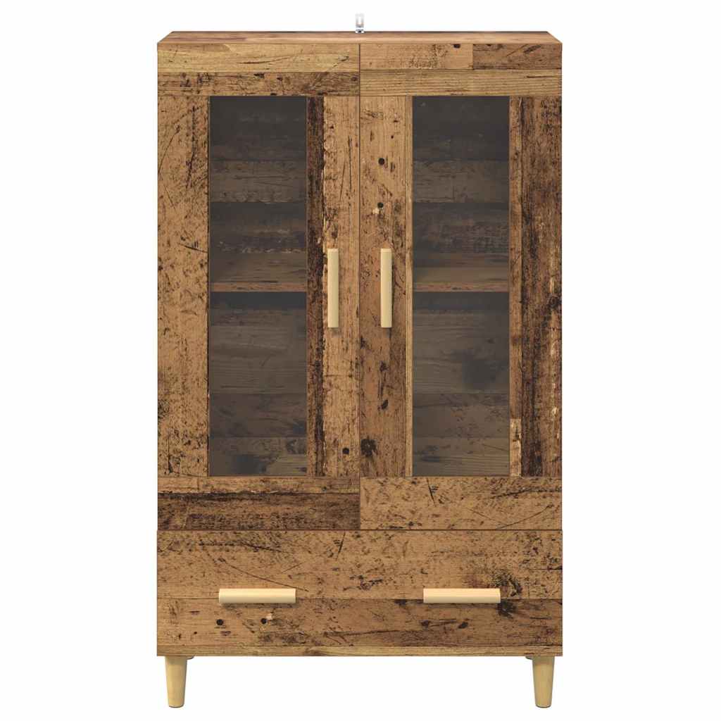 vidaXL Highboard Stare drewno 70 x 31 x 115 cm Materiał drewnopochodny