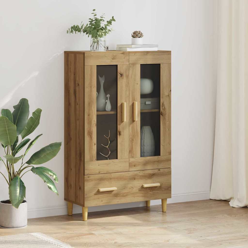 vidaXL Highboard Dąb rzemieślniczy 70 x 31 x 115 cm