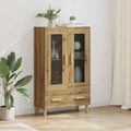 vidaXL Highboard Dąb rzemieślniczy 70 x 31 x 115 cm