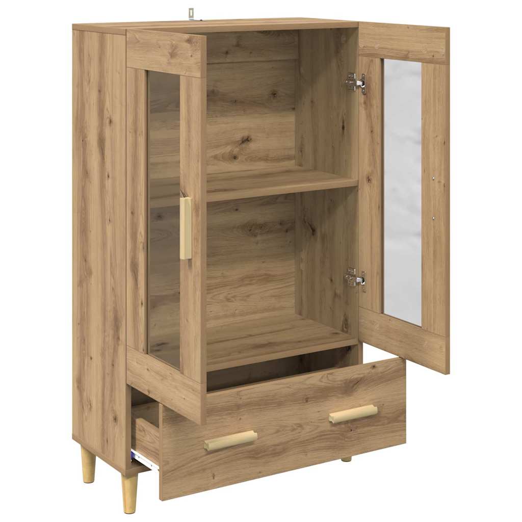 vidaXL Highboard Dąb rzemieślniczy 70 x 31 x 115 cm