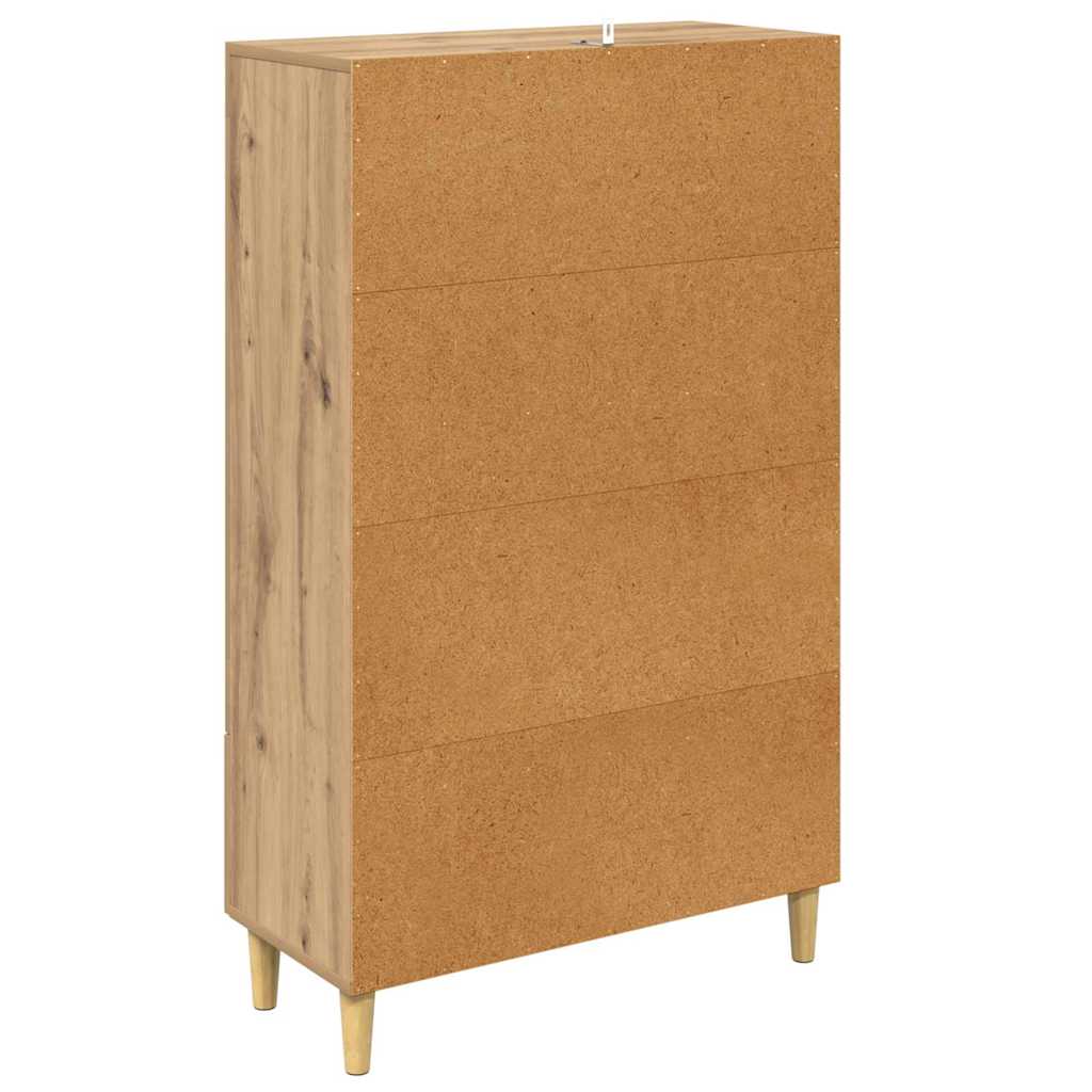 vidaXL Highboard Dąb rzemieślniczy 70 x 31 x 115 cm