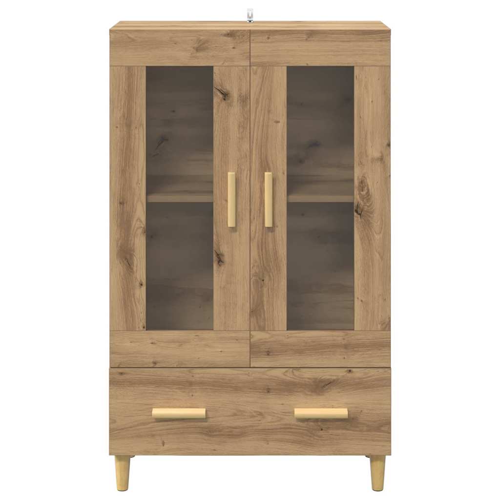 vidaXL Highboard z szufladą Dąb rzemieślniczy 70 x 31 x 115 cm