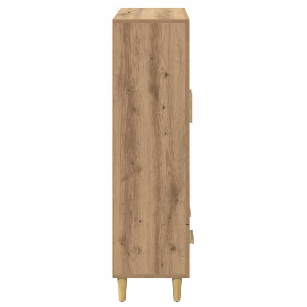 vidaXL Highboard z szufladą Dąb rzemieślniczy 70 x 31 x 115 cm