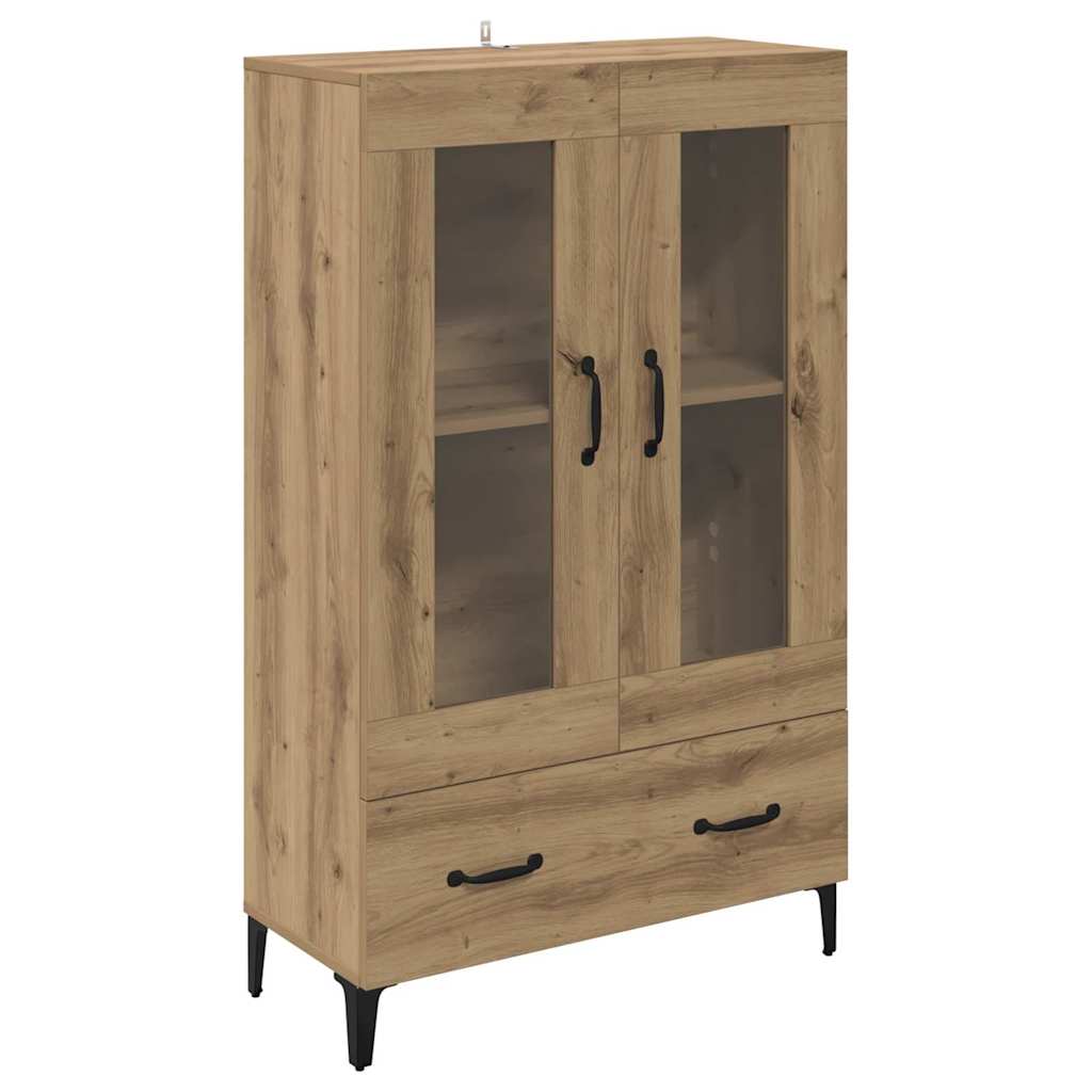 vidaXL Highboard Dąb rzemieślniczy 70 x 31 x 115 cm