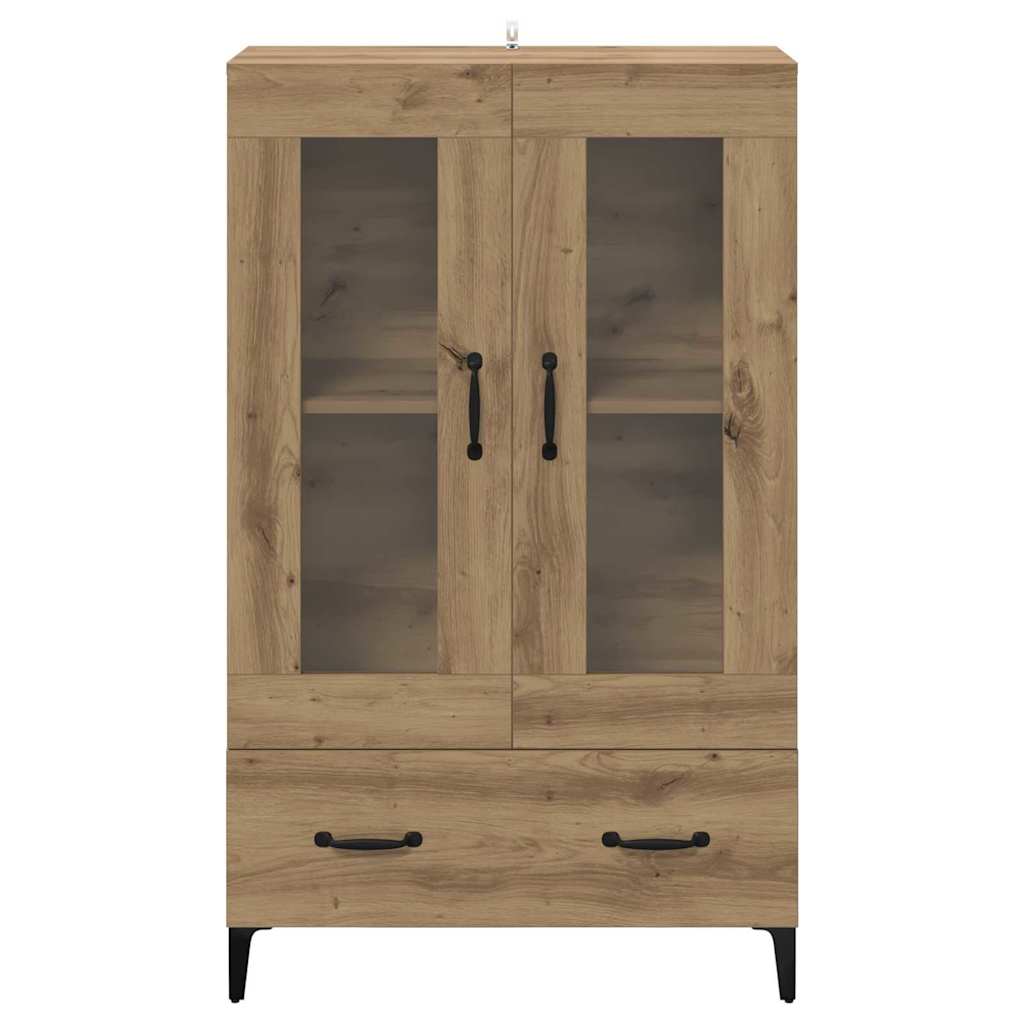 vidaXL Highboard z szufladą Dąb rzemieślniczy 70 x 31 x 115 cm