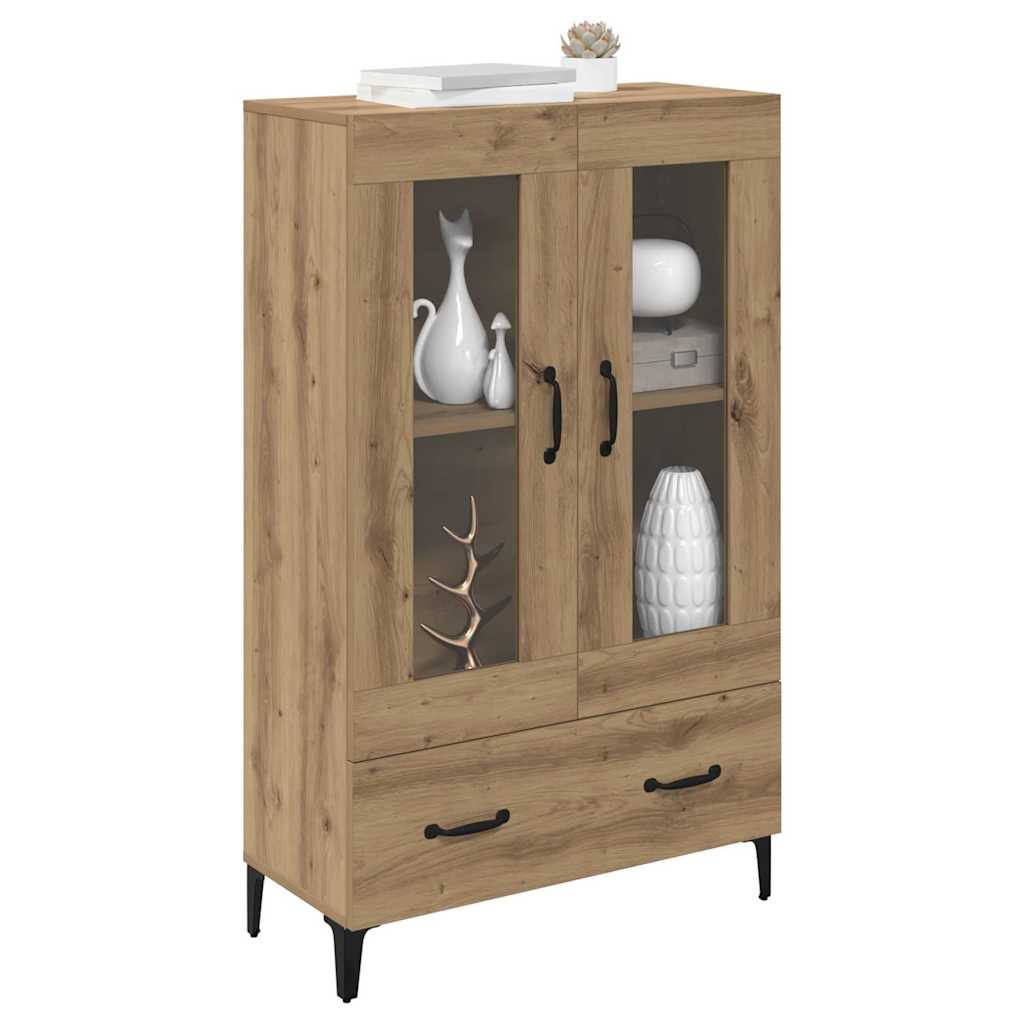 vidaXL Highboard Dąb rzemieślniczy 70 x 31 x 115 cm