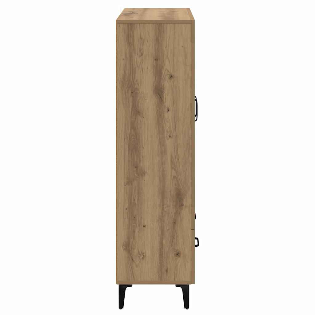 vidaXL Highboard z szufladą Dąb rzemieślniczy 70 x 31 x 115 cm
