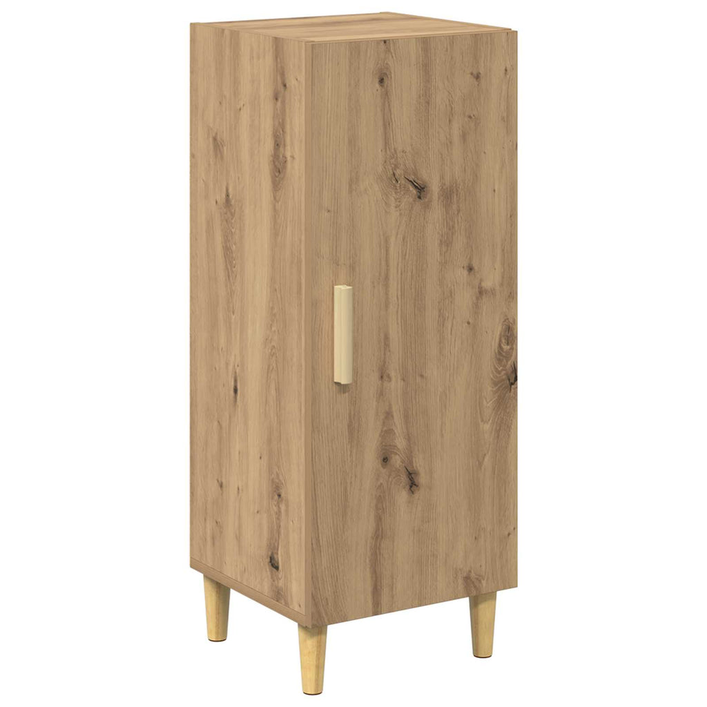 vidaXL Bufet Montowane na ścianie Dąb rzemieślniczy 34,5 x 34 x 90 cm